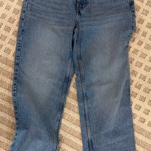 H by Halston Women's Straight Leg Blue Jeans